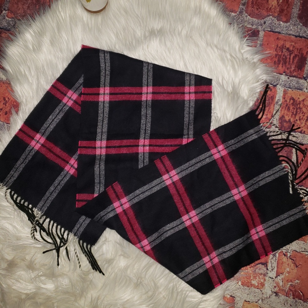 Vintage CHRISTIAN DIOR Plaid Scarf